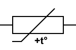 PTC thermistor symbol