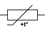 PTC thermistor symbol