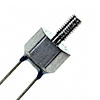 A thermistor with threaded housing