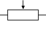 Potentiometer symbol