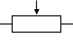 Potentiometer symbol Potentiometer symbol