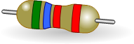 5.6kOhm four band resistor 5.6kOhm four band resistor with a color code and 2% tolerance