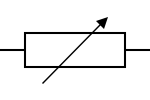 Rheostat symbol