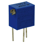 Side adjustable multi-turn preset resistor